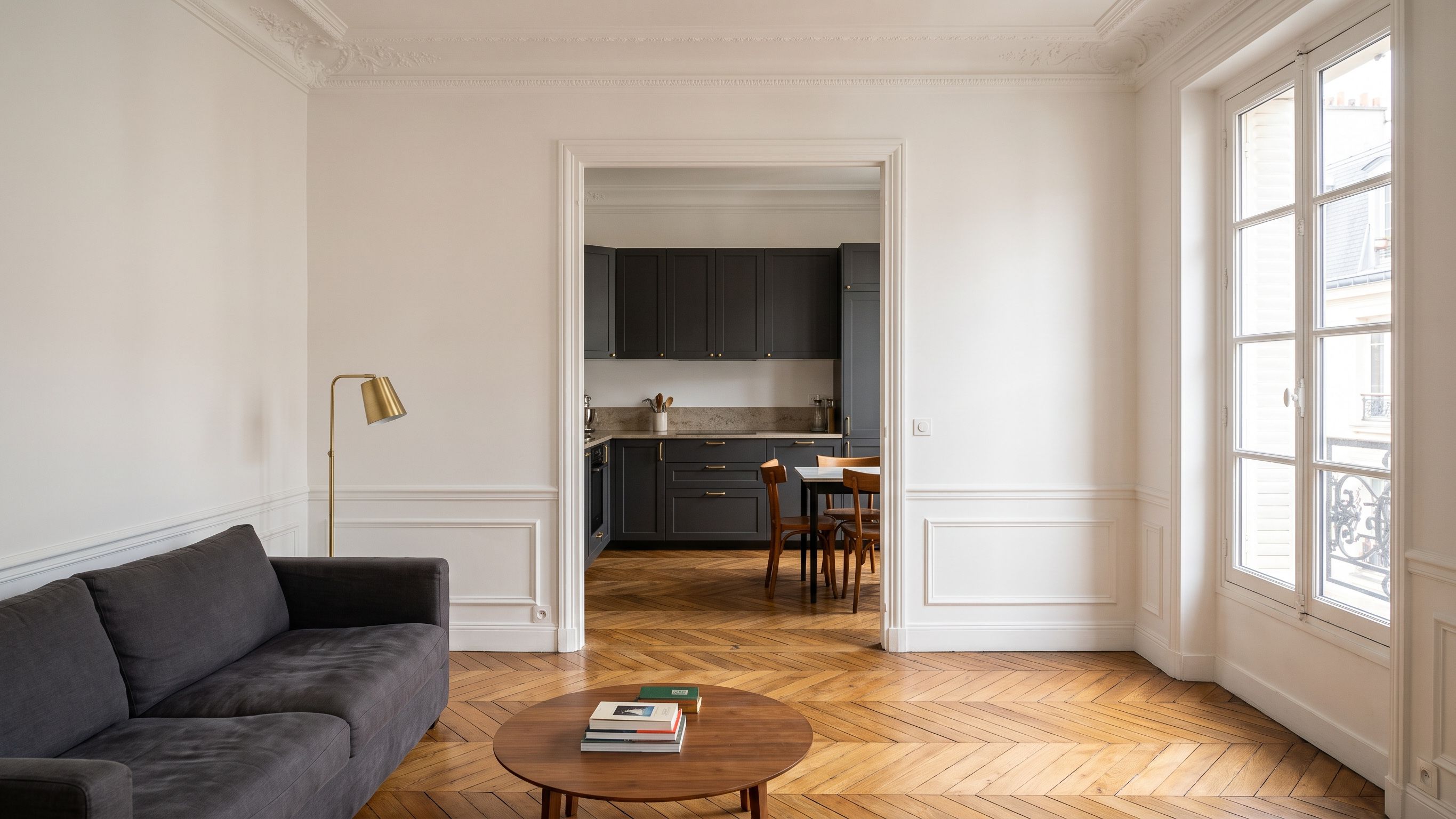 Exemple de mise en page — rénovation complète d’un séjour